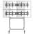 Buy ONKRON Freestanding Mobile Video Wall Stand for 4 Screens 40"-50"  TV Stand in Kenya