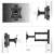 Buy ONKRON M4S for 17" to 43-inch  Full Motion TV Wall Mount in Kenya