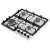 Buy Hisense HHU60GAGR  60CM Stainless Steel Built In Hob 4 Gas in Kenya