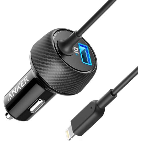 Buy Anker PowerDrive 2 Elite car Charger with Lightning Connector in [storefront]