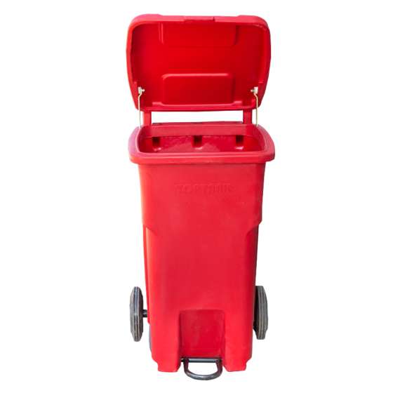 Buy TopTank 90Litre Foot Pedal Garbage Bin with Wheels in [storefront]