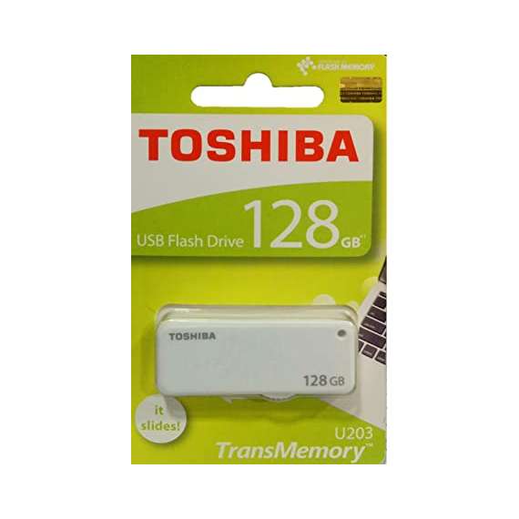 Buy Toshiba USB_Hayabusa 2.0_White 128GB Flash Disk in [storefront]