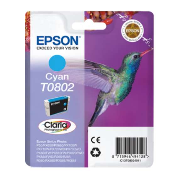 Buy Epson T0802 Cyan Ink Cartridge in Kenya
