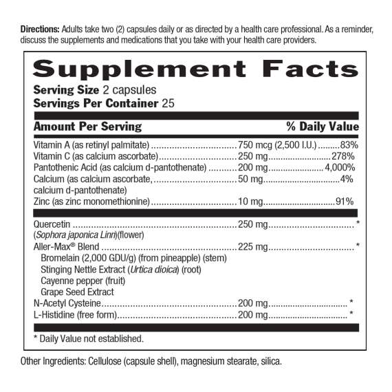 Buy Country Life Aller Max 50 Capsules Supplement in [storefront]