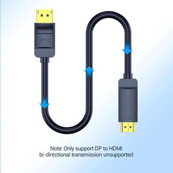 Buy Vention 1.5m Display Port to HDMI cable in [storefront]