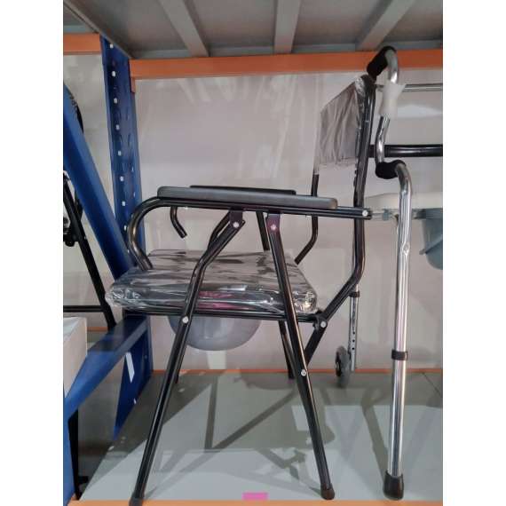 Buy Berger Heavy Duty Foldable Commode Chair without Wheels in [storefront]