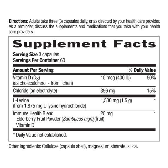 Buy Country Life 1500mg L-Lysine Advanced 180 Capsules Supplement in [storefront]