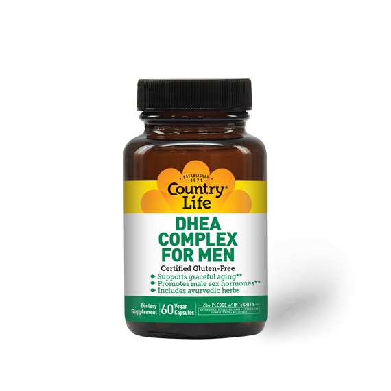 Buy Country Life Dhea Complex For Men 60Capsules Supplement in [storefront]