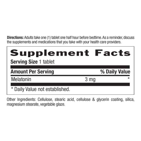 Buy Country Life 3mg Melatonin 90 Tablets Supplement in [storefront]