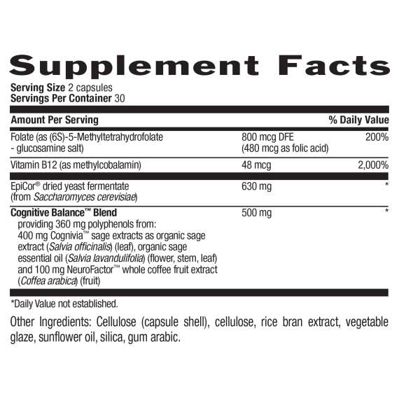 Buy Country Life Gut Connection Cognitive Balance 60 Vegan Capsules Supplement in [storefront]