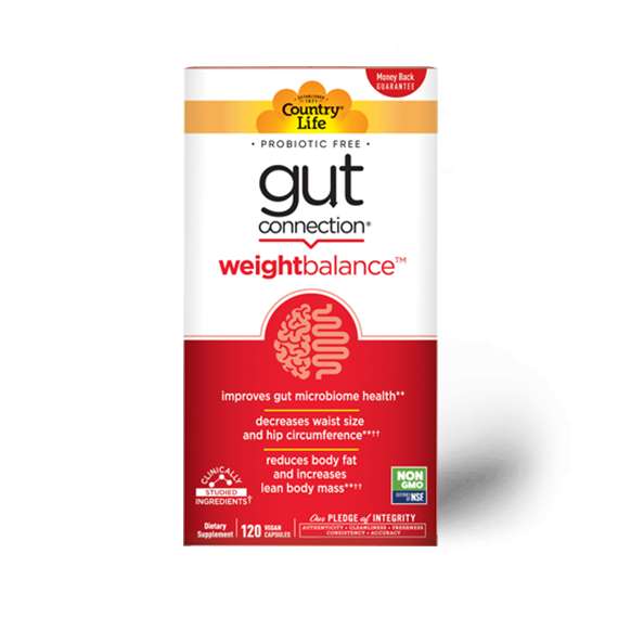 Buy Country Life Gut Connection Weight Loss 120 Capsules in [storefront]