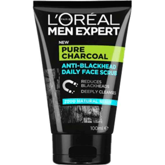 Buy L'Oréal Men Expert Pure Carbon Anti-Black 100ml Daily Face Scrub in [storefront]