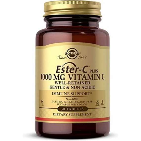 Buy Solgar Ester C Plus 1000mg Vitamin C 30 Tablets Supplement in [storefront]