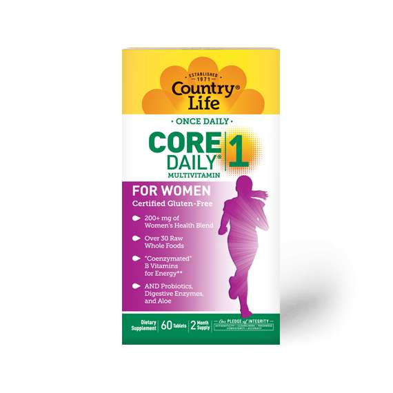 Buy Country Life Core Daily1 60 Women Multivitamin Tablets Supplement in [storefront]