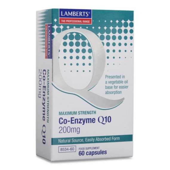 Buy Lamberts 200mg Co-Enzyme Q10 60 Capsules Supplement in [storefront]