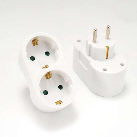 Buy Tronic EC 16011-2 WAY EU Plug 2 Pin Power Strip in [storefront]