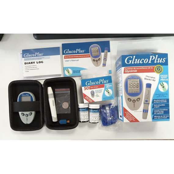 Buy Glucoplus Blood Glucometer Starter Kit in Kenya