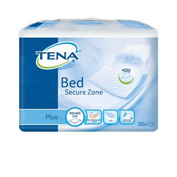 Buy Tena Bed Plus 90cm by 80cm Secure Zone 20Pack Bed Liner Underpads in Kenya