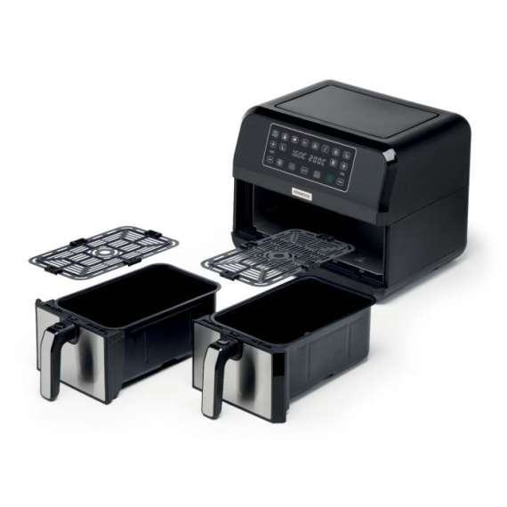 Buy Kenwood HFM75.000MB 4L and 4L Dual Air Fryer in [storefront]