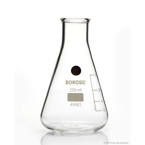 Buy Borosil 250ml Glass Conical Flask in [storefront]