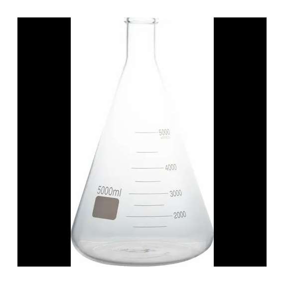 Buy Borosil 5000ml Glass Conical Flask in [storefront]