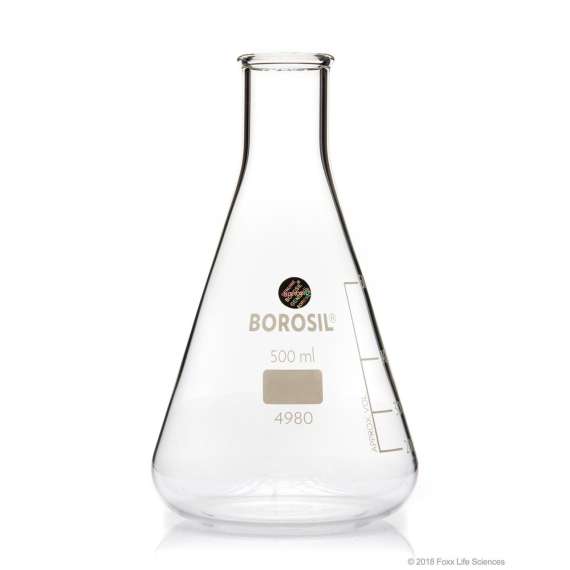 Buy Borosil 500ml Glass Conical Flask in [storefront]