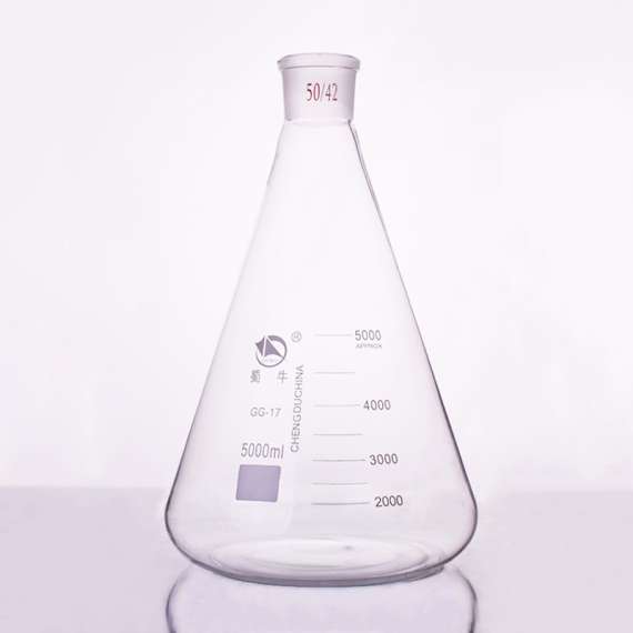 Buy Griffchem Boro 5000ml Glass Conical Flask in [storefront]