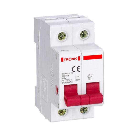 Buy Tronic MC 6K06-02  6A MCB Double Pole in [storefront]