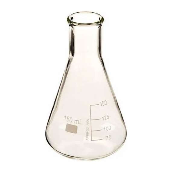 Buy Borosil 150ml Glass Conical Flask in [storefront]