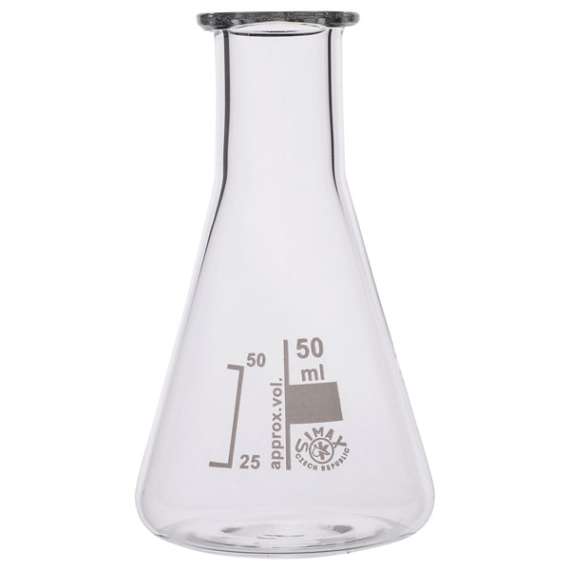 Buy Simax 50ml Glass Conical Flask in [storefront]
