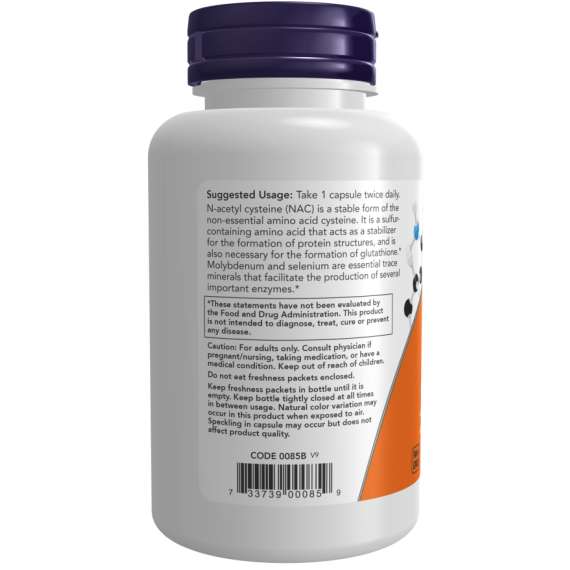 Buy Now 600mg NAC 100VegCapsules Supplement in [storefront]