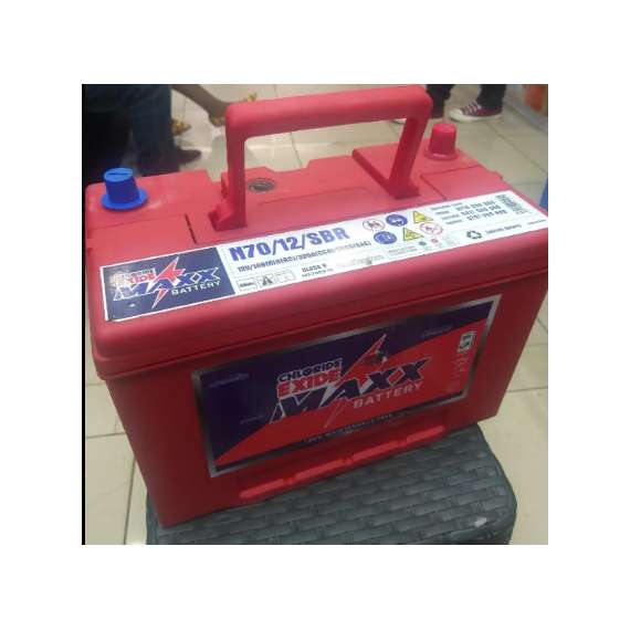 Buy Chloride Exide N70/12/SBR MAXX Flooded and Charged Automotive Battery in [storefront]