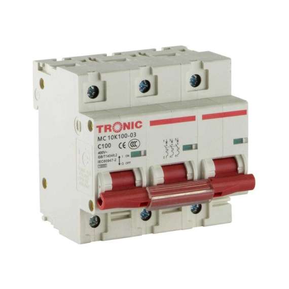 Buy Tronic MC 10K100-03 MCB 100A Triple Pole in [storefront]