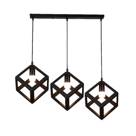 Buy Tronic PL 0860-ME-BK Vintage Style Loft Iron Metal Pendant in [storefront]