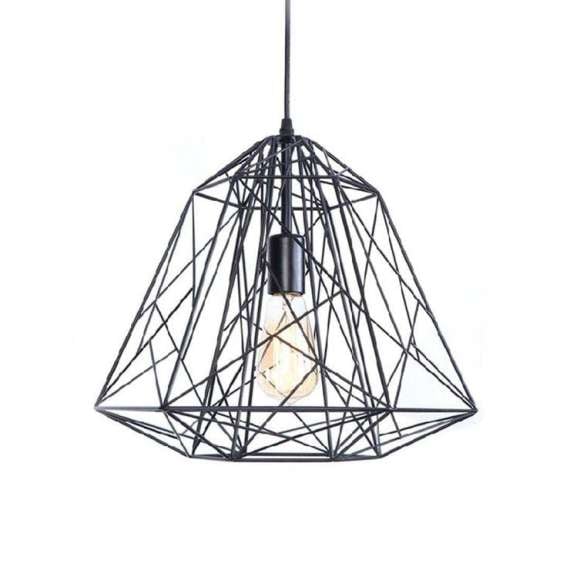 Buy Tronic PL 1692-BK Vintage Industrial Caged Pendant Black in [storefront]