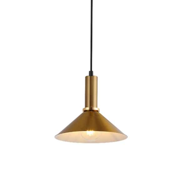 Buy Tronic 2053-GO Coned Shape Gold Pendant Light in [storefront]