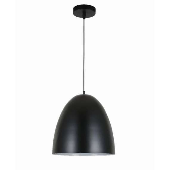 Buy Tronic  PL 7860-BK-WH Black Dome Pendant Light in [storefront]