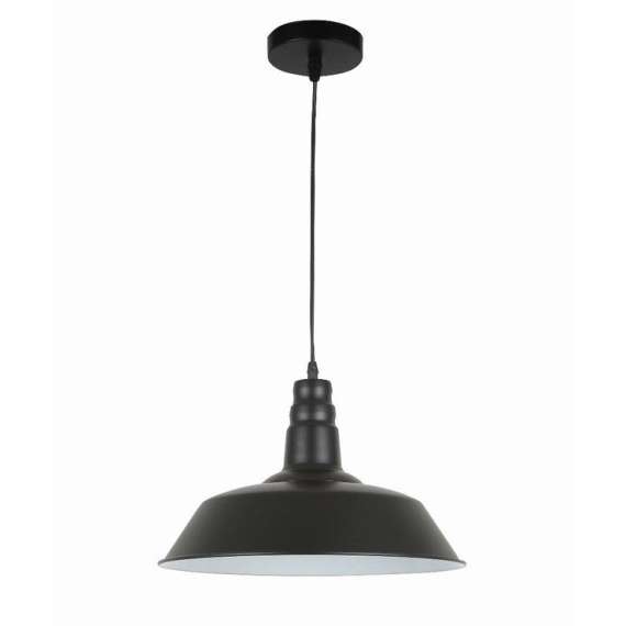 Buy Tronic 8260-01-BK Black Industrial Pendant Light in [storefront]