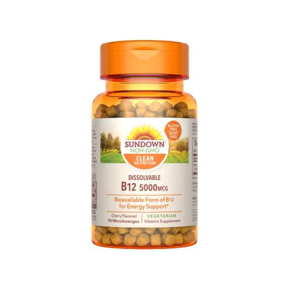 Buy Sundown 5000mcg Vitamin B12 90 Dissolvable Microlozenges in [storefront]