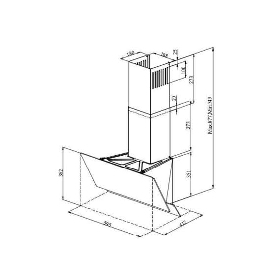 Buy Mika MHA641B2GB Chimney Hood in [storefront]