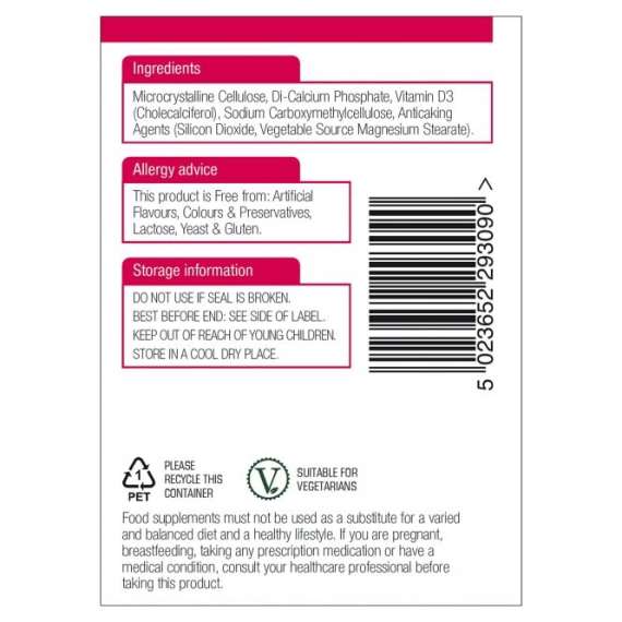 Buy Natures Aid 1000IU Vitamin D3 90 Tablets in [storefront]