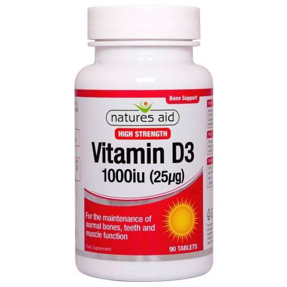 Buy Natures Aid 1000IU Vitamin D3 90 Tablets in [storefront]