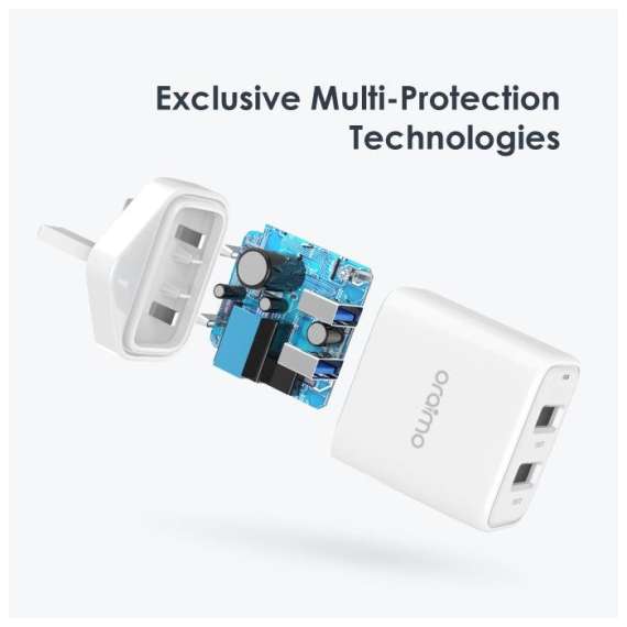 Buy Oraimo Firefly 2 Dual USB Power Adapter in [storefront]