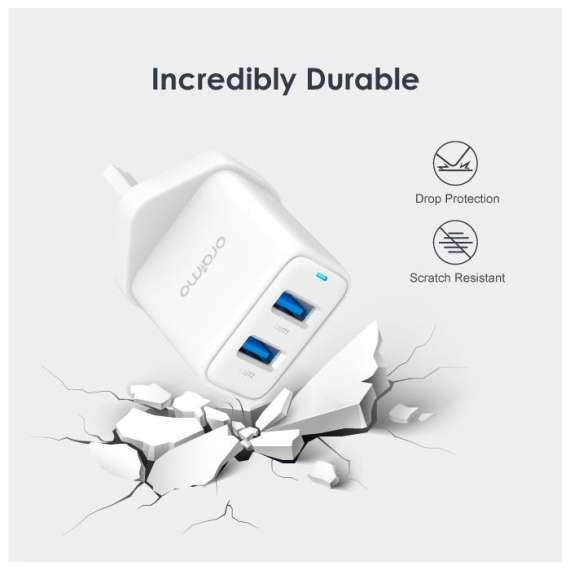 Buy Oraimo Firefly 2 Dual USB Power Adapter in [storefront]