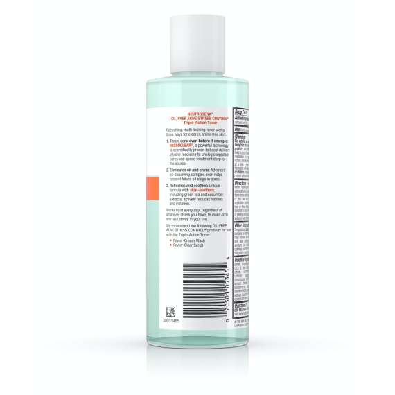 Buy Neutrogena 237ml Oil Free Acne Stress Control Triple Action Toner in [storefront]