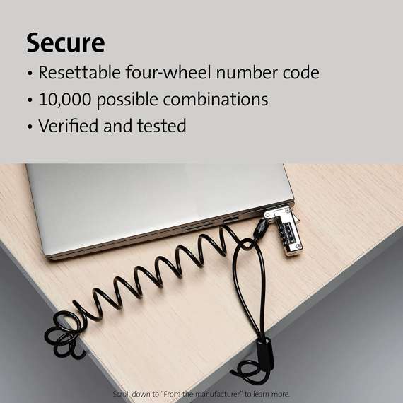 Buy Kensington K60625WW Slim Portable Combination Standard Lock in [storefront]