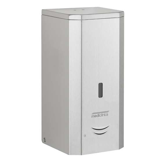 Buy Mediclinics DJ0037ACS 1000ml Satin Automatic Wall-Mountable Liquid Soap Dispenser in [storefront]