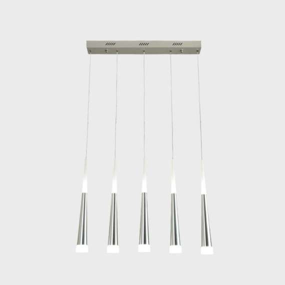 Buy Tronic WH 2021-05SL-DL Acrylic Modern 5 LED Hanging Light in [storefront]
