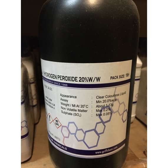 Buy Griffchem 1Litre Hydrogen Peroxide Lab Reagent in [storefront]