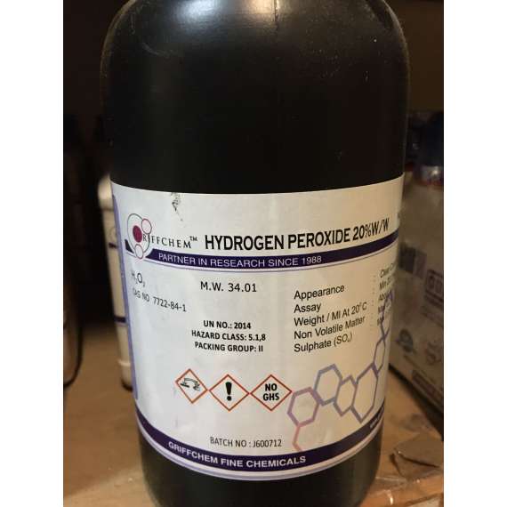 Buy Griffchem 1Litre Hydrogen Peroxide Lab Reagent in [storefront]
